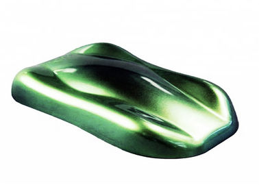Китай Изумрудно-зеленый порошок пигмента жемчуга, зеленый порошок слюды для инжекционного метода литья краски поставщик