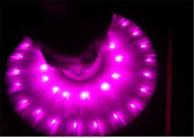 Покрытый фосфоресцентный порошок пигмента, зарево в темном фиолете пигмента